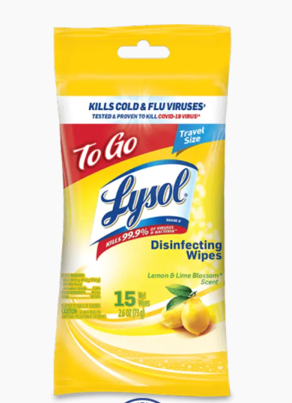 Lysol® Disinfecting Wipes To Go Pack - On-The-Go Protection