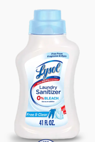Desinfectante para ropa Lysol® Free & Clear: poder para eliminar bacterias