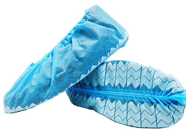 Couvre-chaussures Wave : antidérapant - NON, universel, bleu, quantité : 100/sac ; 10 sacs/caisse