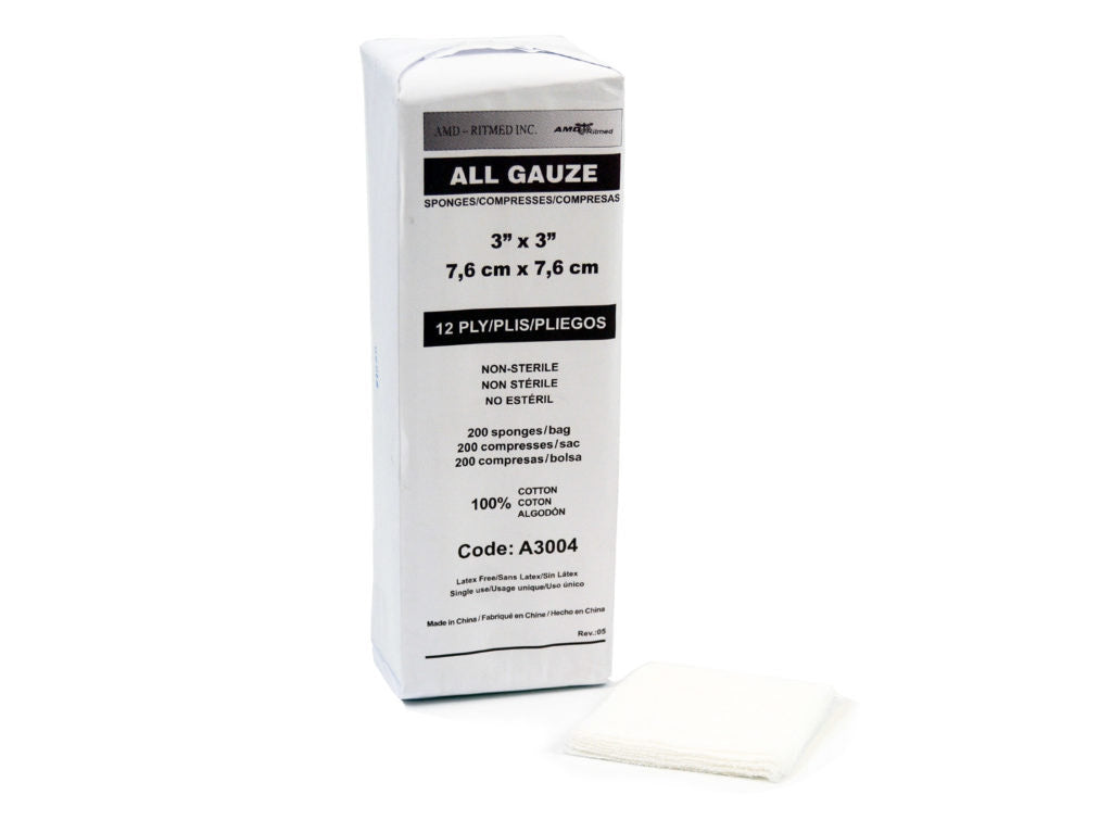 Ritmed Premium Cotton Gauze Sponges: High-Quality Wound Care Essentials