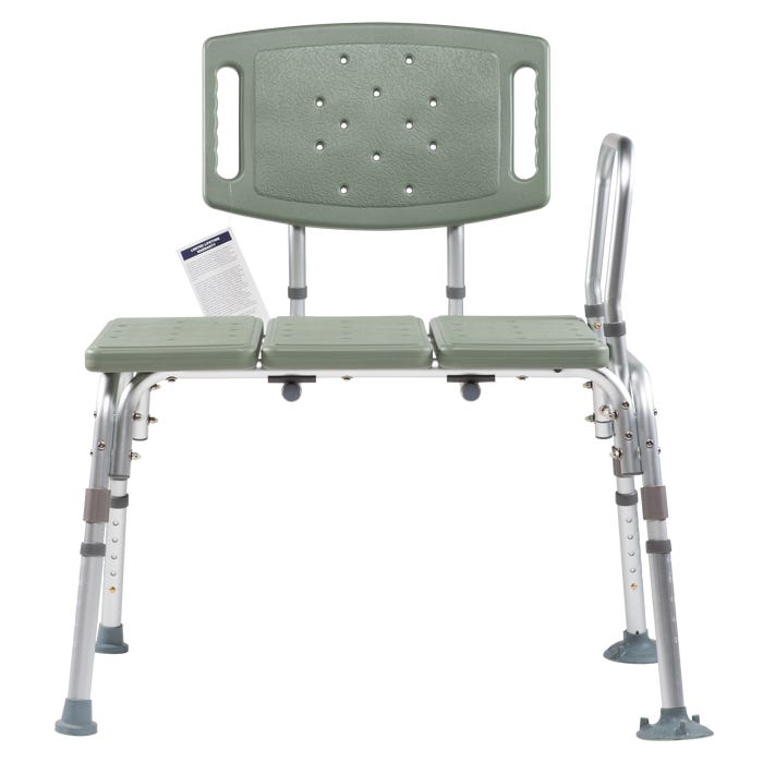 Dynarex Bariatric Tub Transfer Bench - Heavy Duty Shower Chair