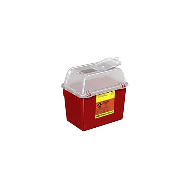 Eliminación segura de objetos punzantes: recolector de objetos punzantes de 8 qt