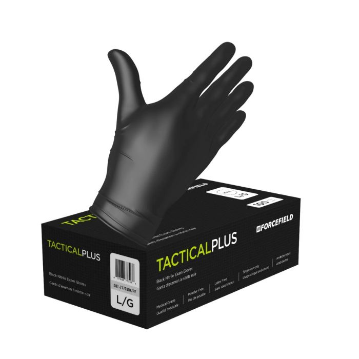 ForceField Tactical Plus Nitrile Disposable 5 ML Gloves CASE/1000 Each
