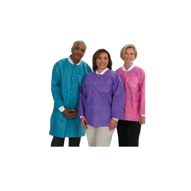 BudgetFriendly Protection Disposable HipLength Lab Coat Med Supply
