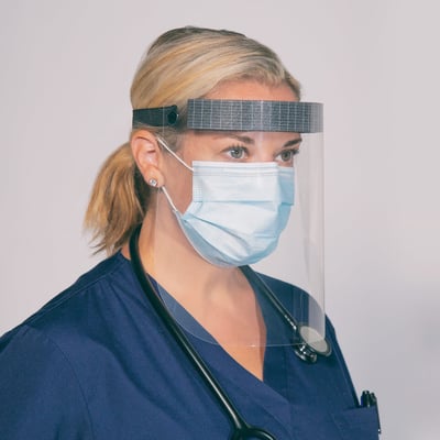 TIDI Grab 'n Go Face Shields - TIDIFS96: Comprehensive Protection On-the-G0