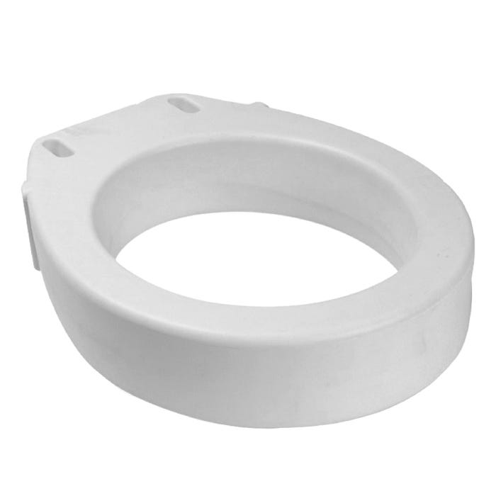Asiento de inodoro elevado alargado Dynarex: solución cómoda sin brazos