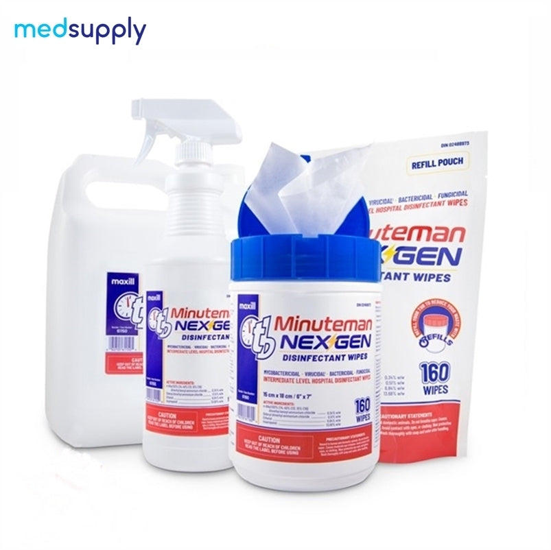 TB Minuteman Nex Gen Wipes: Disinfect Fast