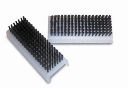 Cepillo de uñas de nailon negro para manos: solución de limpieza eficaz