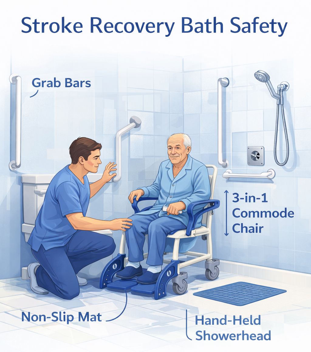 Post-Stroke Home Recovery: A Clinical Guide to Safe Bathing and Hygiene Transfers