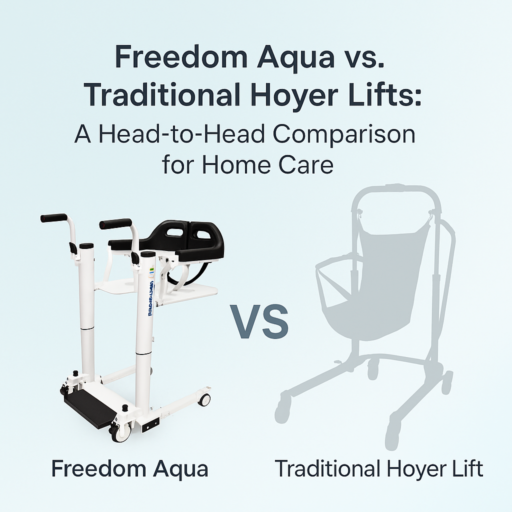 Freedom Aqua vs. Traditional Hoyer Lifts: A Head-to-Head Comparison for Home Care