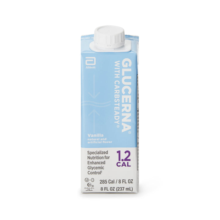 Suplemento oral Glucerna® 1.2 Cal sabor vainilla líquido 8 oz. Caja resellable