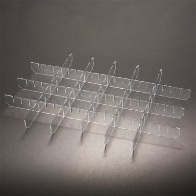 Clear Dividers Set for Full-Size Crash Cart Boxes – 1 Short, 4 Medium, 3 Long
