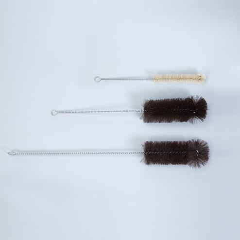 laboratory cylinder brush kit with small medium and large brushes