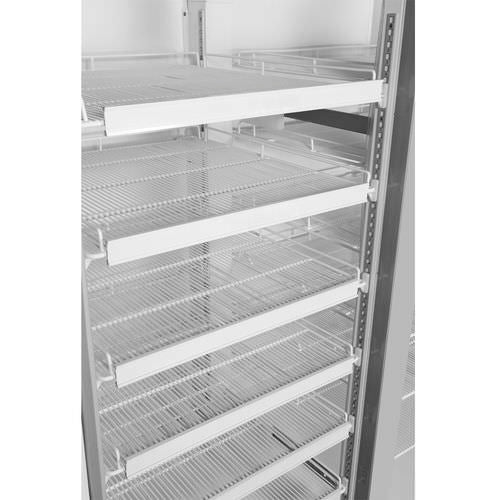 Haier HYC-1378 adjustable steel wire shelves interior view