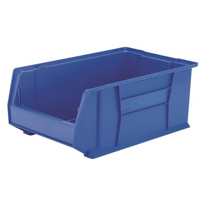 Super Sized Akro Bin 12x8x20 inches, reinforced heavy-duty storage bin, set of 3, ideal for industrial and medical storage