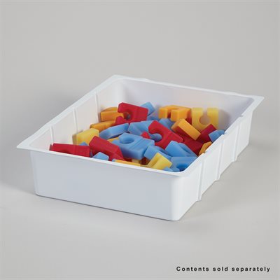 8-inch disposable bin liner made of clear polystyrene for Lionville patient bins – 25-pack