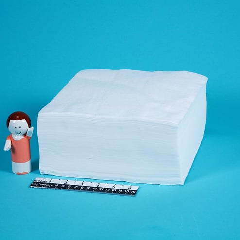 9x9 low-lint natural fibre cleanroom wipes