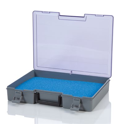 Protective foam insert for organizing vials and ampules in Briefcase Drug Box 1822
