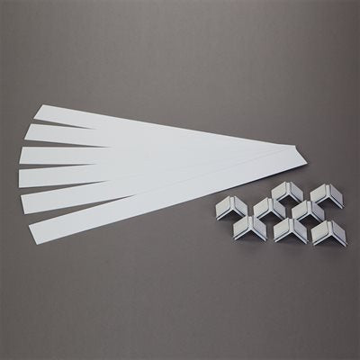 Clips and Strips Divider Set, 2? High – Includes 8 Clips & 6 Strips