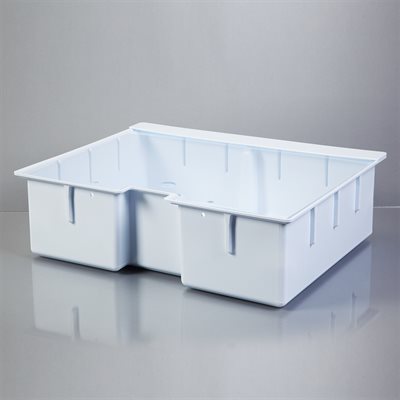 Deep Crash Cart Box with Clear Slide-In Lid – Fits Metro Lifeline Cart