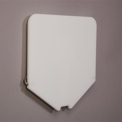 Space-saving flip table mounts to wall. Ideal for med prep or nursing stations. 14¾?W × 14?H surface. Steel frame, poly top. Hardware not included.