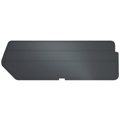 Clear front-to-back bin dividers for Akro Bin 1401, 6-pack for organized storage solutions
