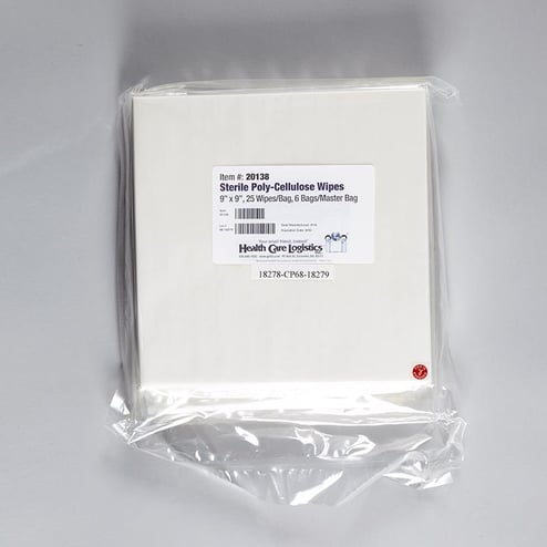 sterile HCL low-lint cleanroom wipes