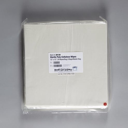 sterile HCL low-lint cleanroom wipes