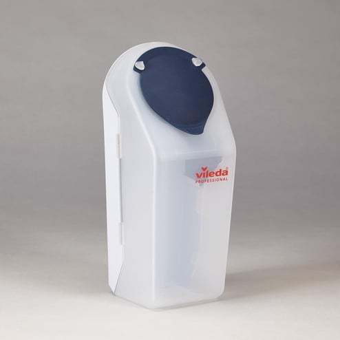 SafePlus surface wipe dispenser with self-closing lid