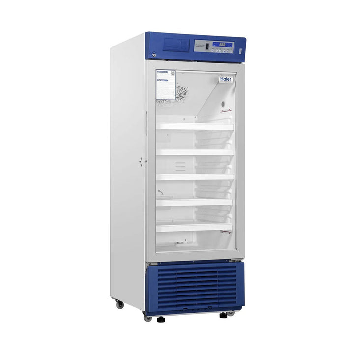 Haier HYC-290 upright vaccine refrigerator open interior