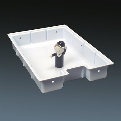 Half-Size Crash Cart Box – Compatible with Lift-Off Lid, 10? x 2? x 15½?