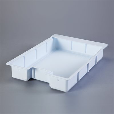 Half-Size Crash Cart Box – 10?W x 2?H x 15½?D, Slide-In Lid Compatible