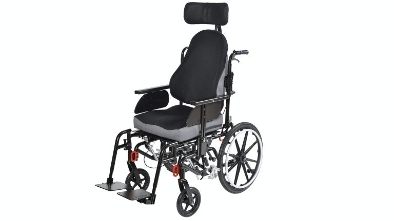 Kanga adult wheelchair with T-style armrests
