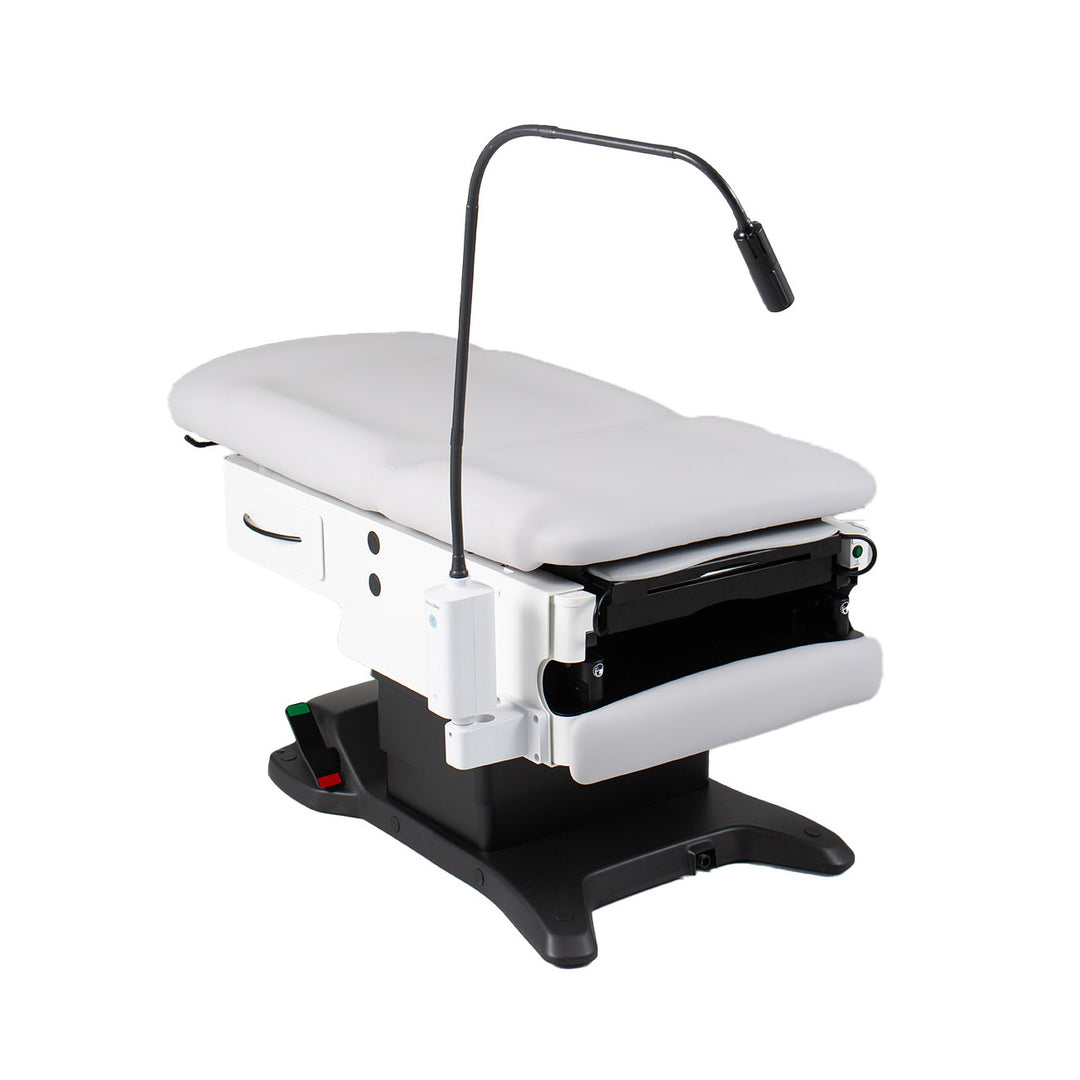 Medical exam table from 4040 Series featured in modern clinic environment – US and Canada ready