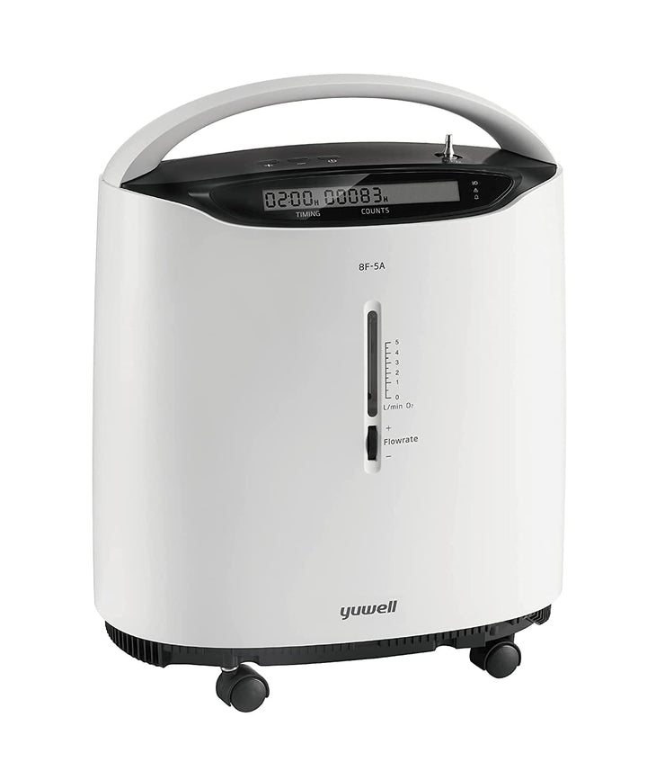 Oxygen Concentrator–Adjustable Flow 0.5 to 5 LPM Quiet Operation