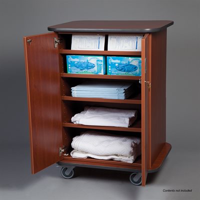 Replenishment Cart – Lockable Double-Sided Storage, 29¼?W x 42?H x 24¼?D