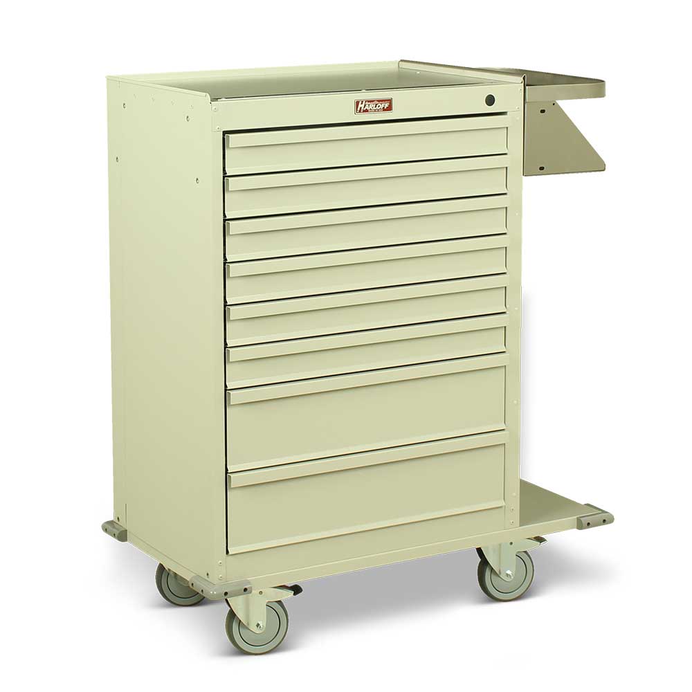 Harloff 6030 cast cart with eight drawers and orthopedic accessories