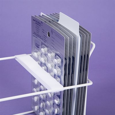 Punch Card Divider – Label Tab for Rack or Bin Organization