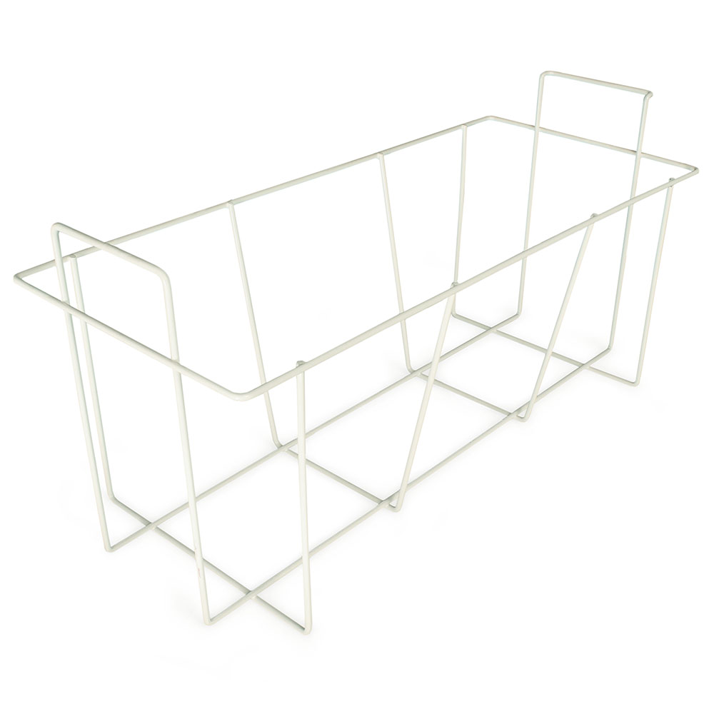 Wire exchange basket for punch card medication cart, silo view