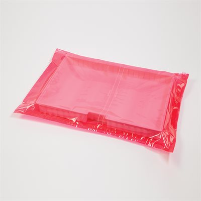 Red Security Bags for Full-Size Crash Cart – 29x20, Self-Sealing, Tamper-Evident