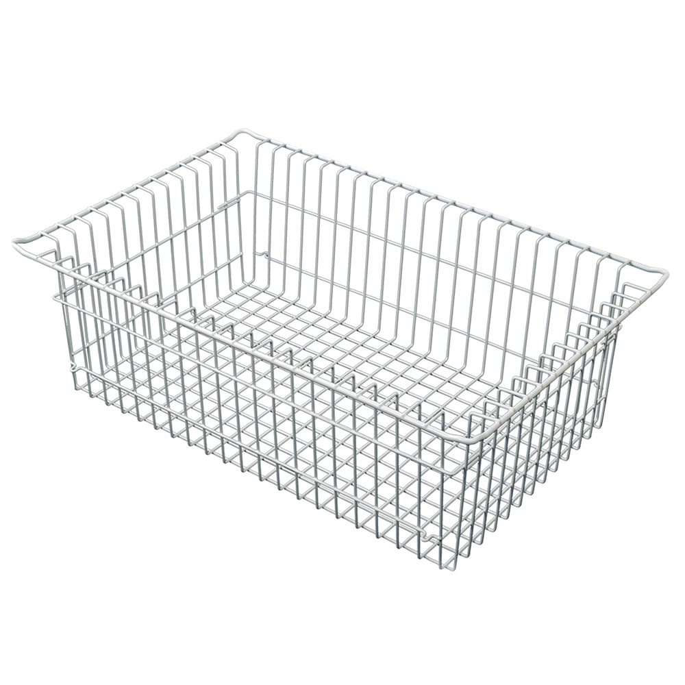 8-inch deep wire basket for organizing bulkier urology items