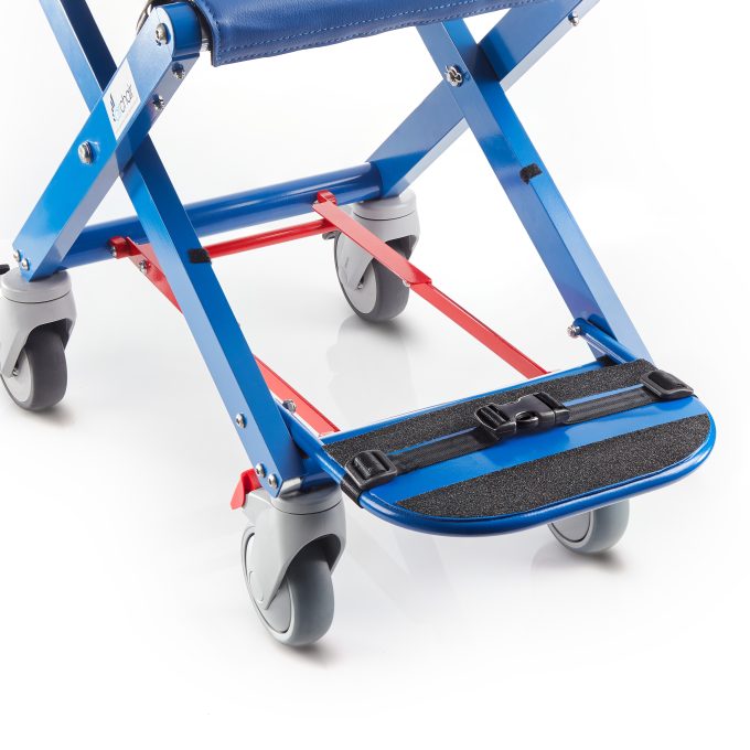 Airchair II footplate lowered for passenger support
