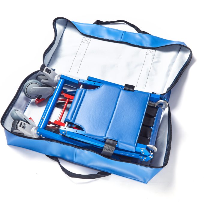 Airchair II portable airport boarding chair supplied with carry case
