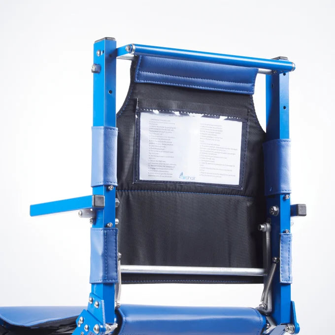 Airchair II rear view showing retractable backrest and rear armrests