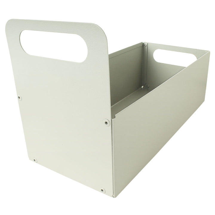 Punch card cart exchange bin, silo view