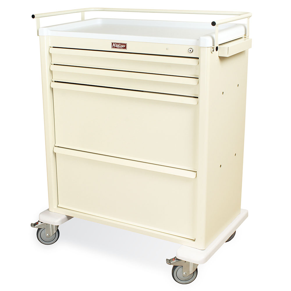 Dispill® Medication Cart, 132 Card Capacity, cream finish, front view
