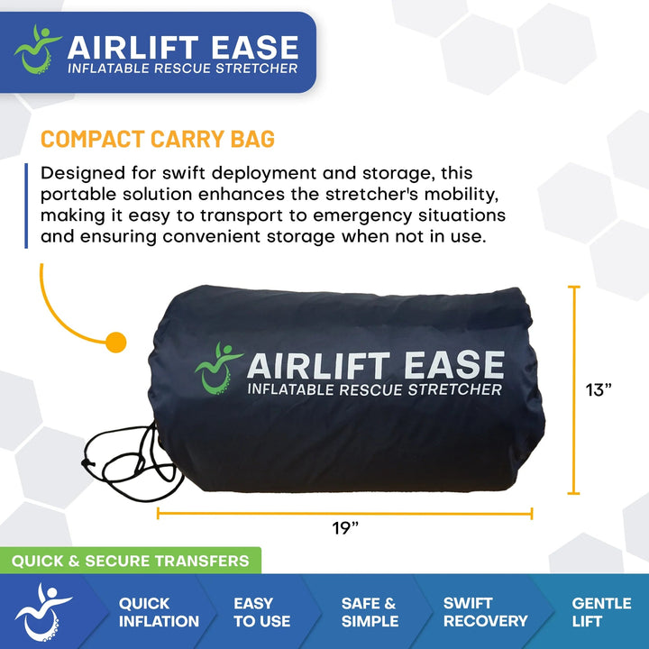 Fast & Easy Transport: AirLift Inflatable Rescue Stretcher (300 lbs)
