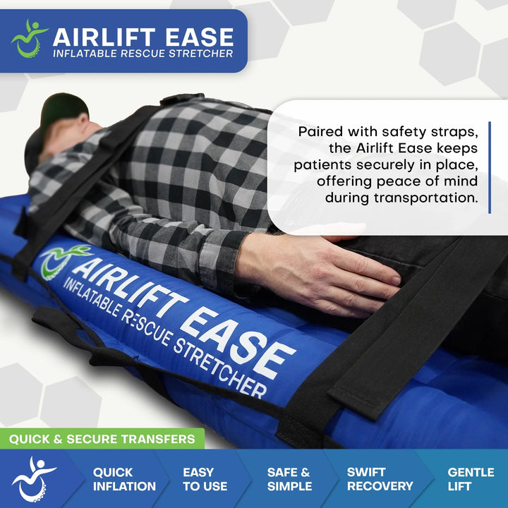 Fast & Easy Transport: AirLift Inflatable Rescue Stretcher (300 lbs)