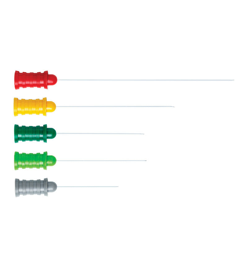 Ambu Neuroline disposable monopolar needle electrodes without lead wire assorted colours
