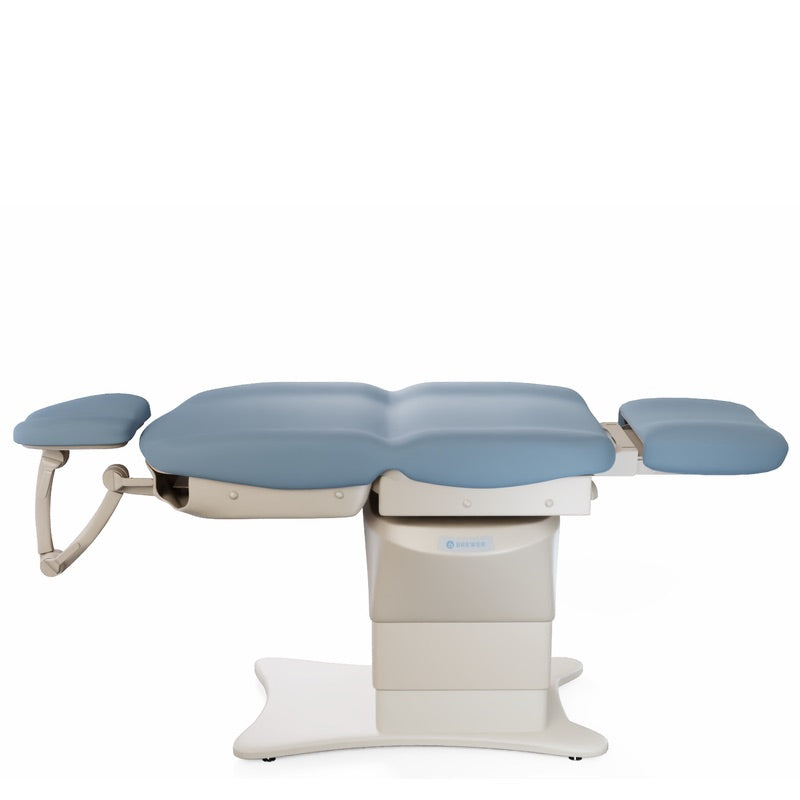 Assist Power Procedure Table showcasing adjustable stirrups